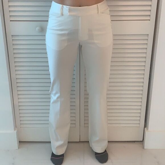 New Unwon Silky Boot Cut Flare Stretch Dress Pants - Picture 1 of 6